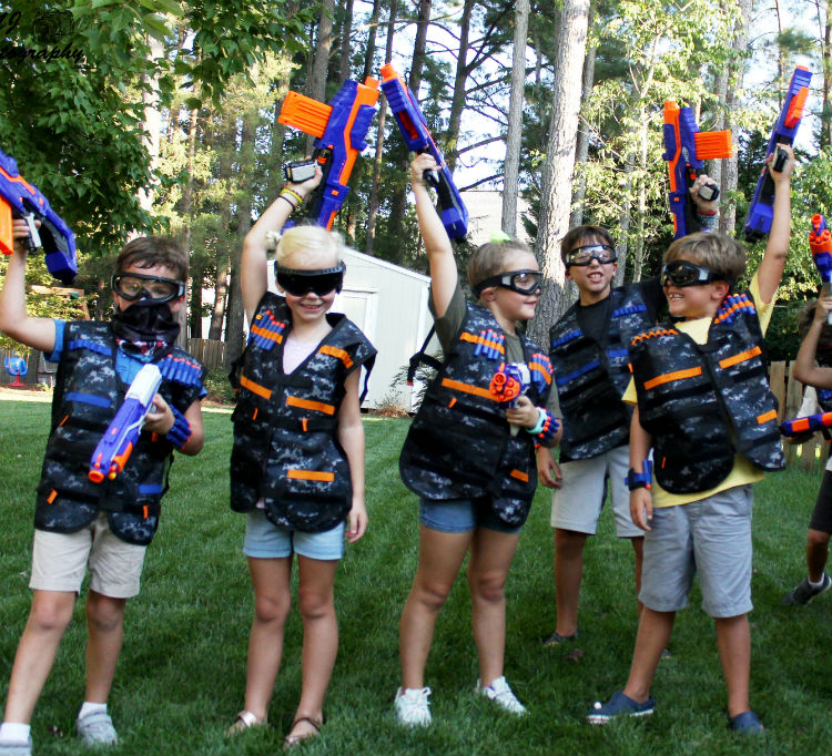 How to Run a NERF Party For Your Kids (Or Yourselves) Triangle Lawn